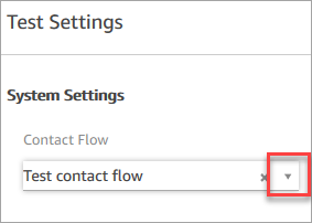 Der Bereich mit den Systemeinstellungen, das Dropdown-Menü Flow, Ihr Flow.