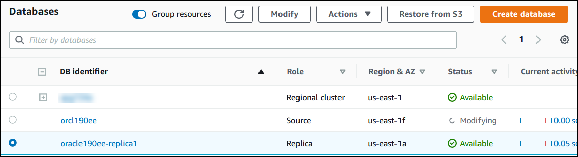 Oracle Data Guard のスイッチオーバーの進行状況をモニタリングする