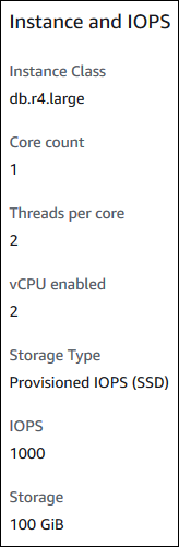 プロセッサオプションの表示。