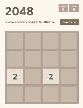 2048 サンプルアプリケーション